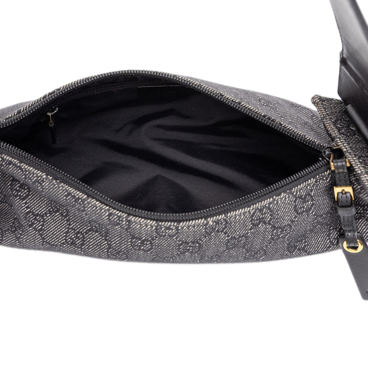Shoulder Bag GG Denim Grey (Pre-Owned)