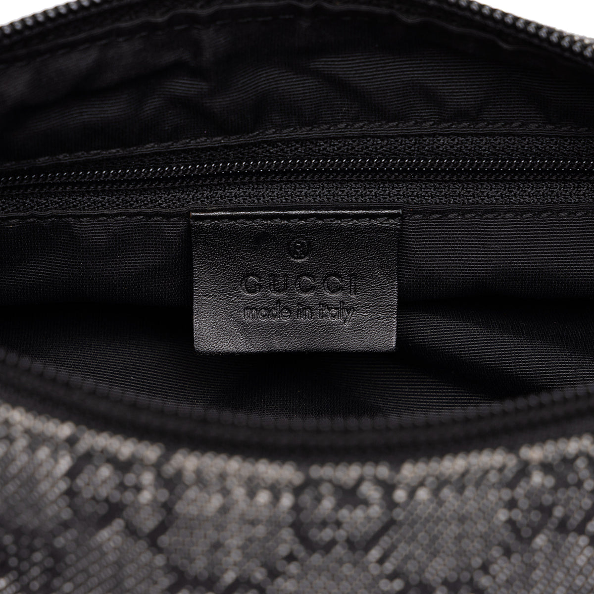 Shoulder Bag GG Denim Grey (Pre-Owned)