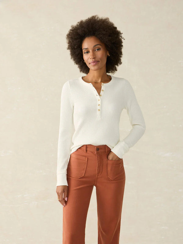 Faherty Legend Apres Waffle Henley