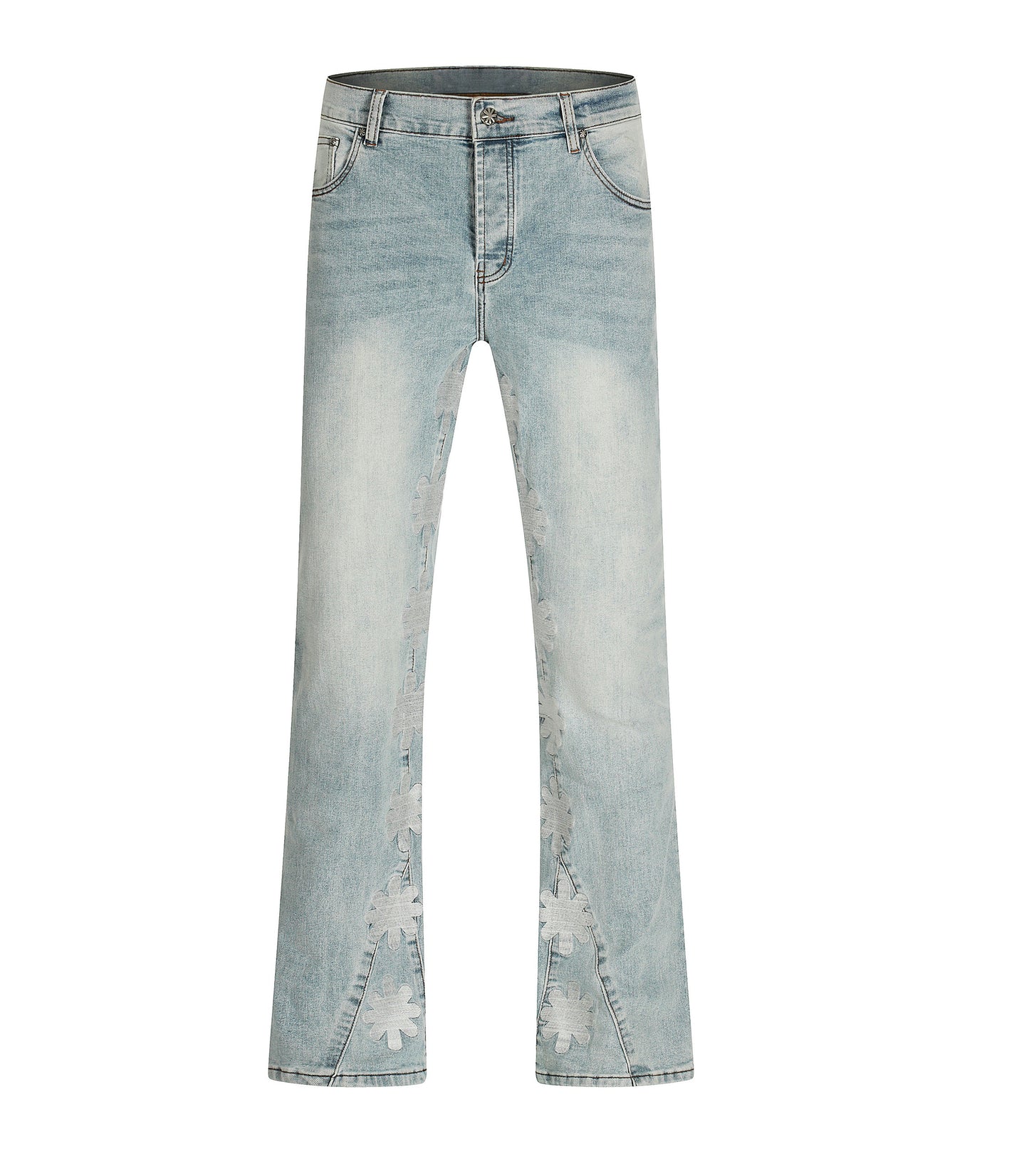 STONE ASTERISK FLARE DENIM