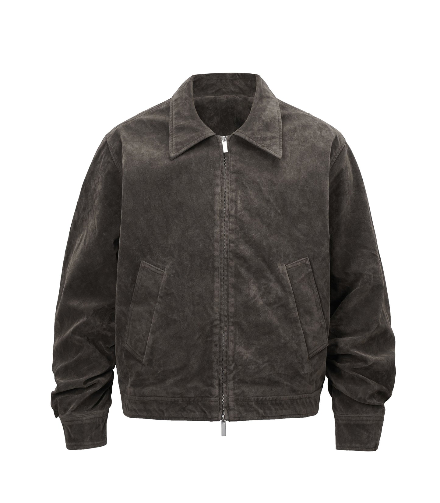 BROWN SUEDE WORK JACKET