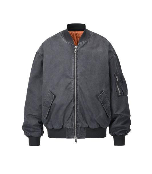 VINTAGE BOMBER JACKET MA1 [BLACK]