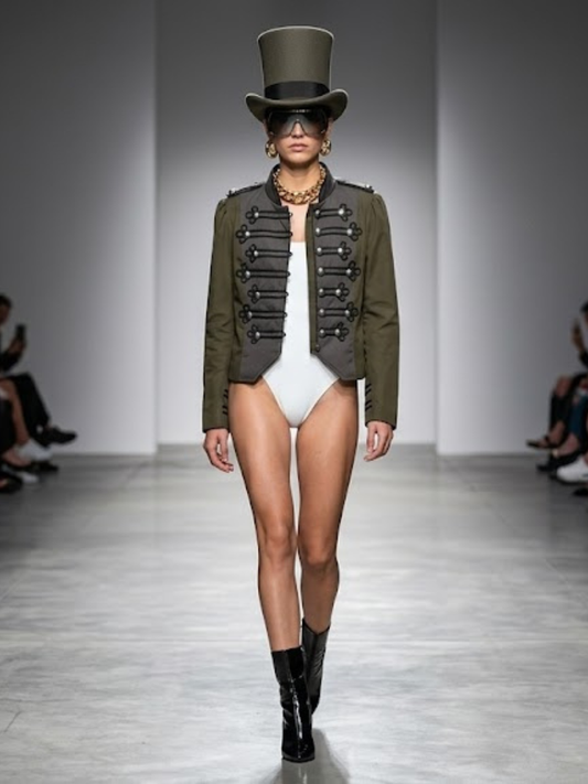 WOMEN'S JACKET MADISON AVENUE STREETSTYLE New Collection Fashion Week BYMANYC ® New York