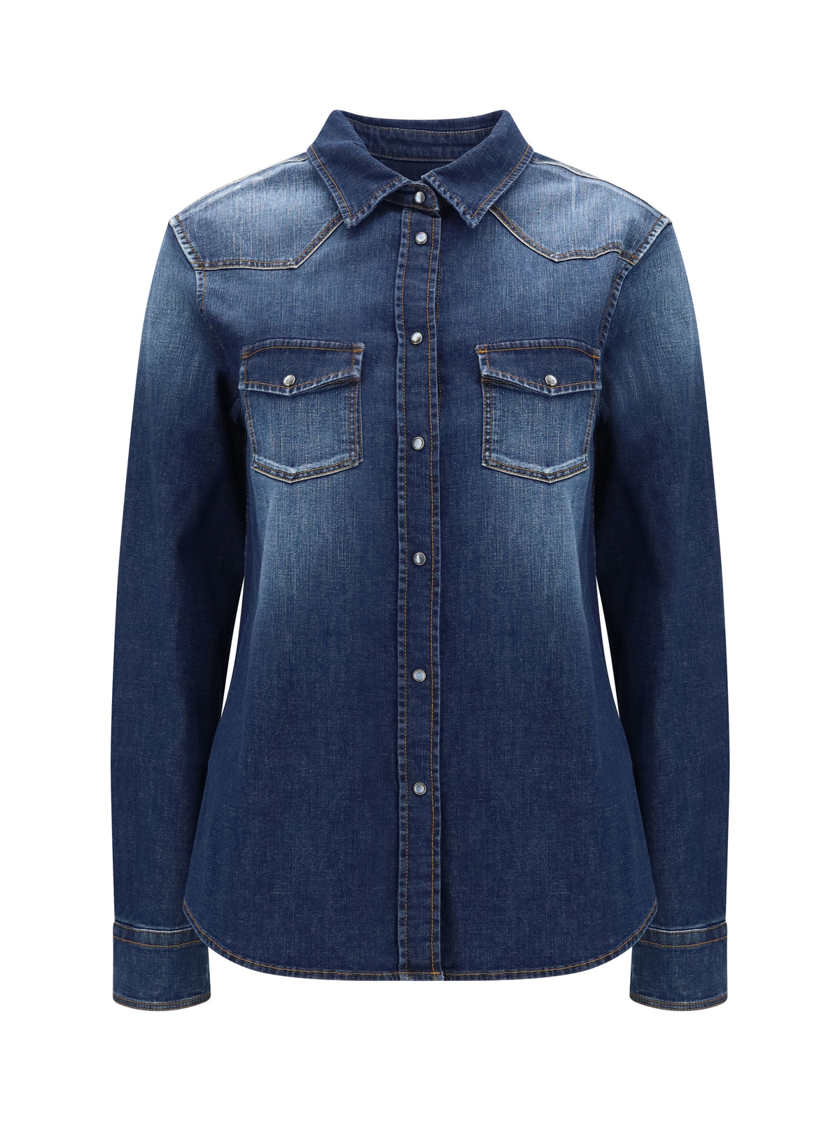 Western Denim Long Sleeve Shirt