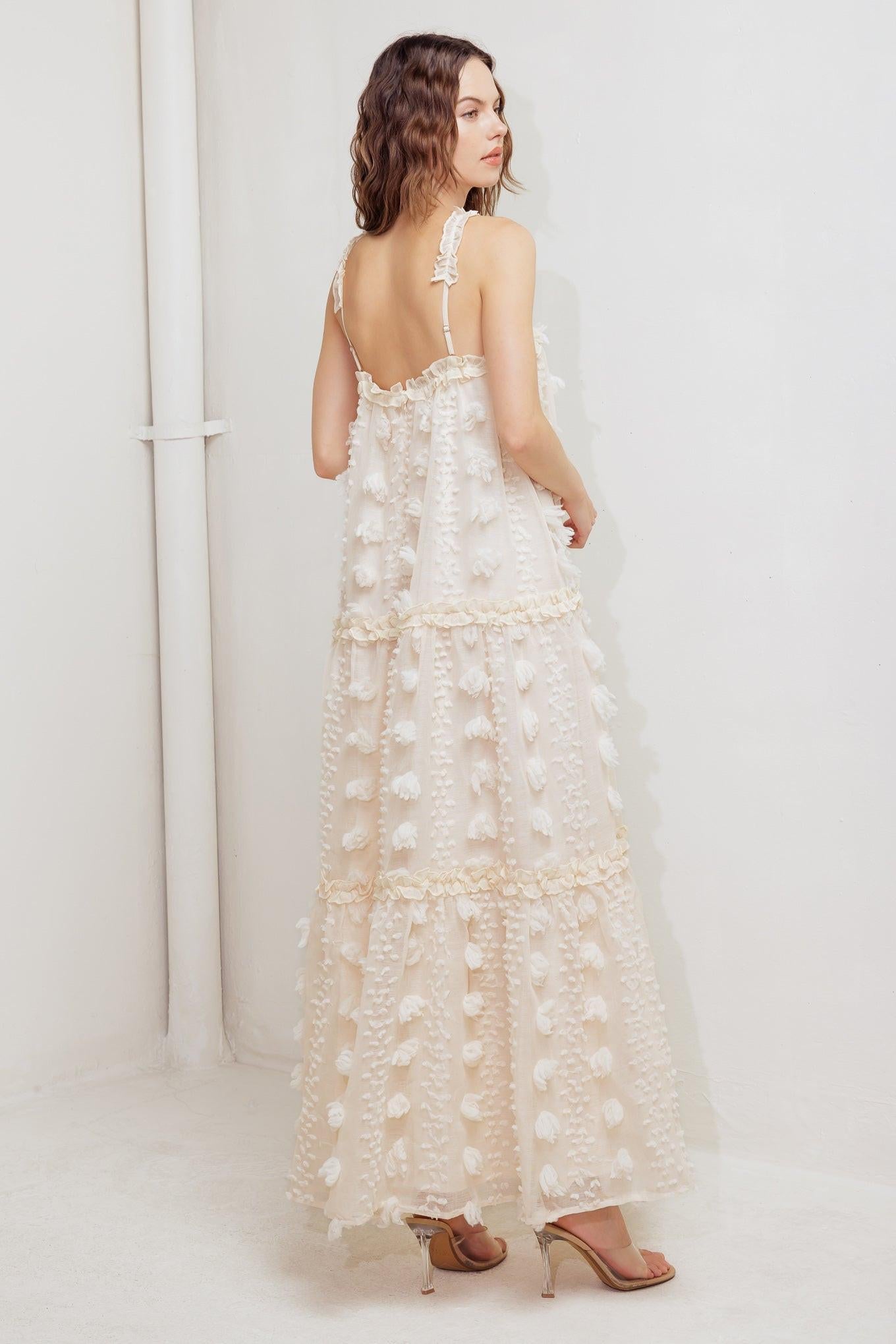 CLOUD NINE GOWN WOVEN ANKLE DRESS
