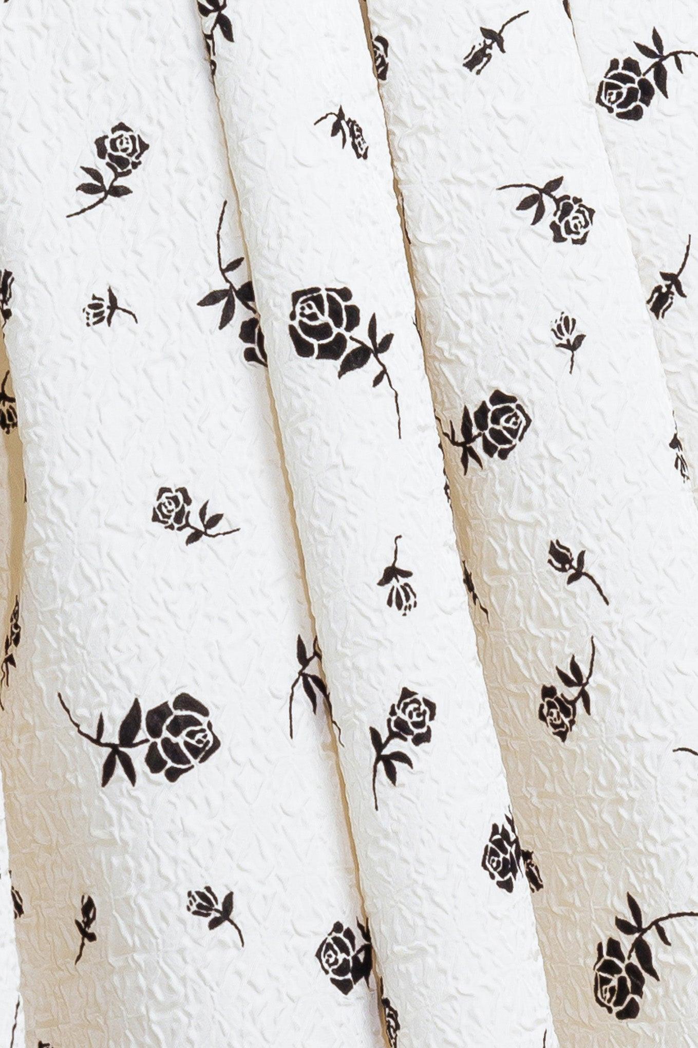 LOVELY CULTIVATED WOVEN MIDI DRESS