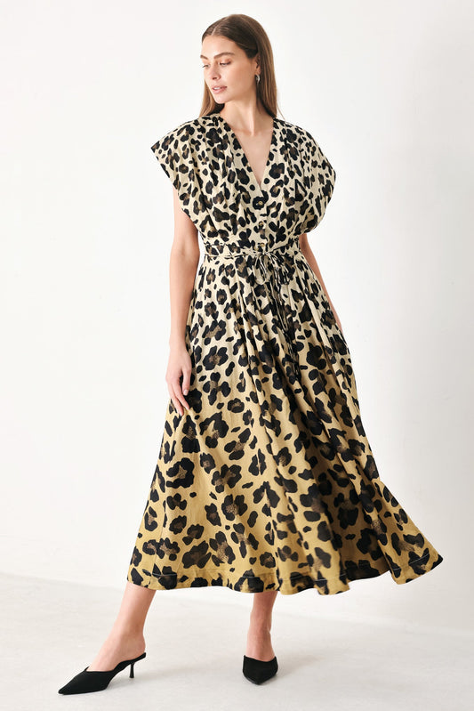 [PREORDER] WILD MUSE WOVEN MIDI DRESS