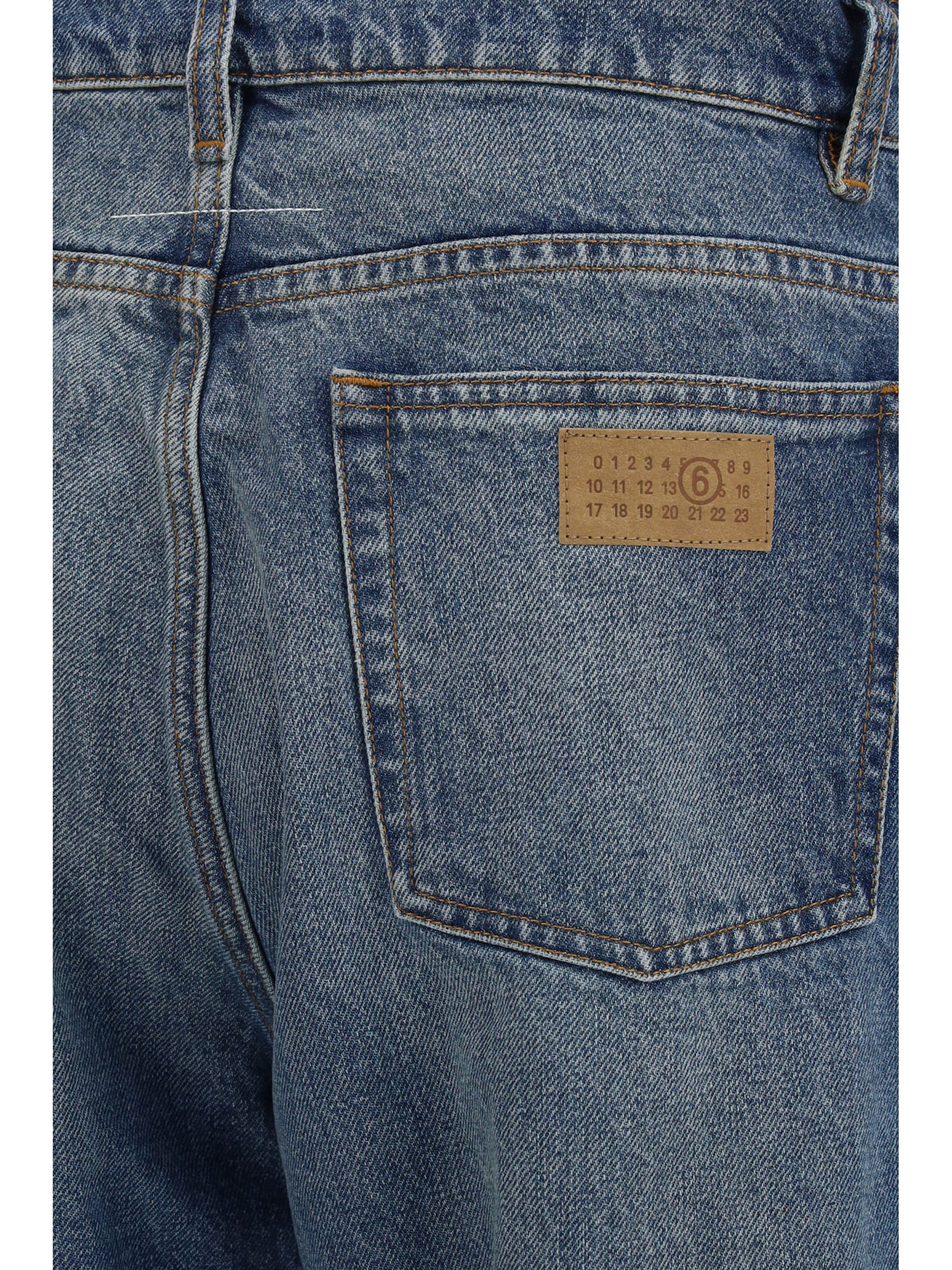 Straight-Leg Jeans Blue