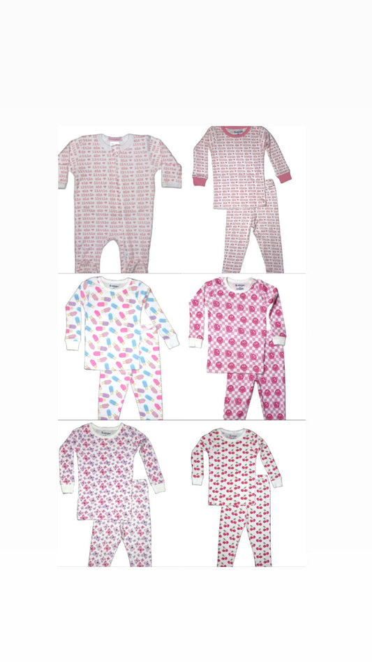 Baby Steps - Girls Pajamas