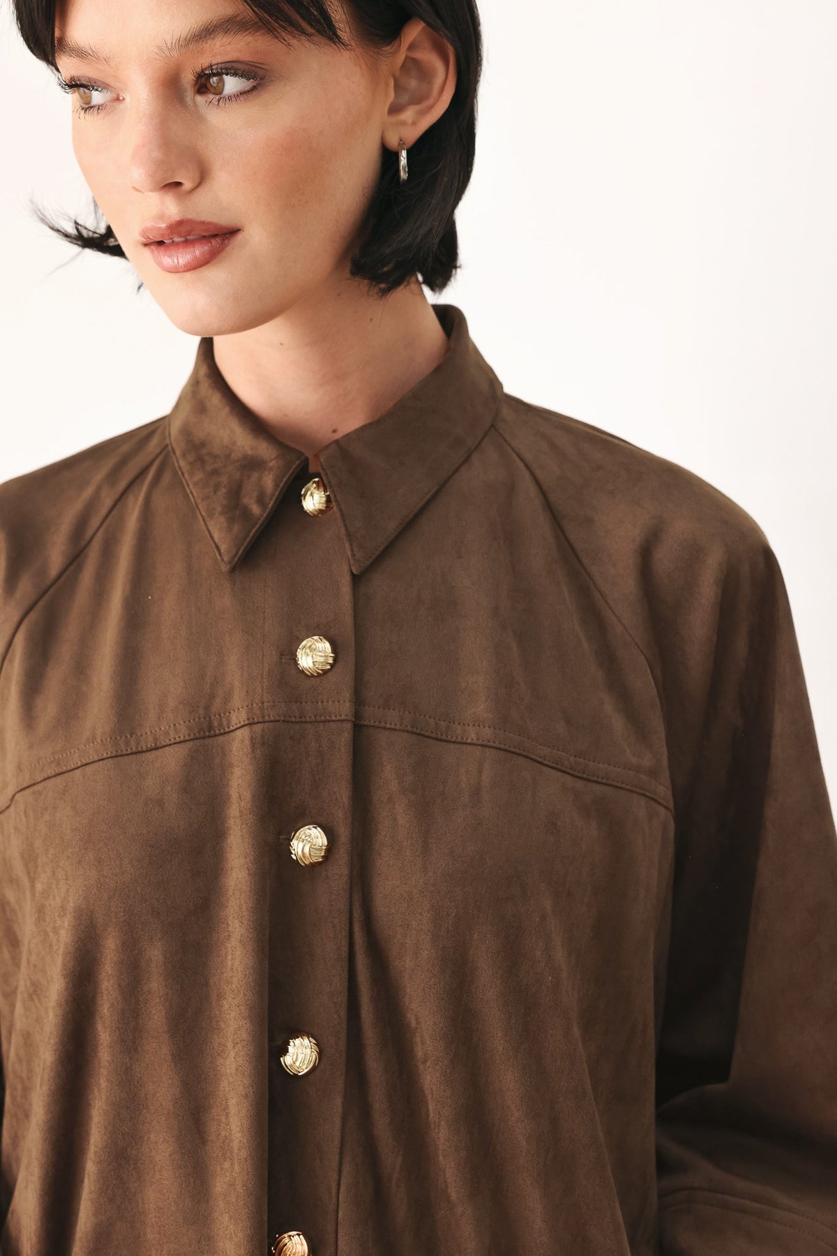 SUEDE ESCAPE CROPPED JACKET