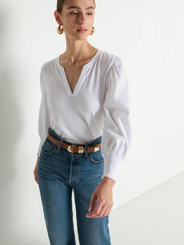 Nation Flora Peasant Tee