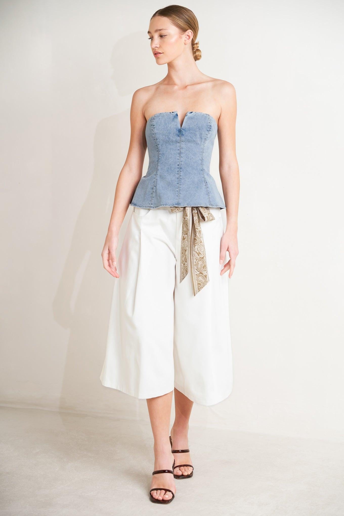 [PREORDER] MARBELLA MOMENT WOVEN CULOTTE PANTS