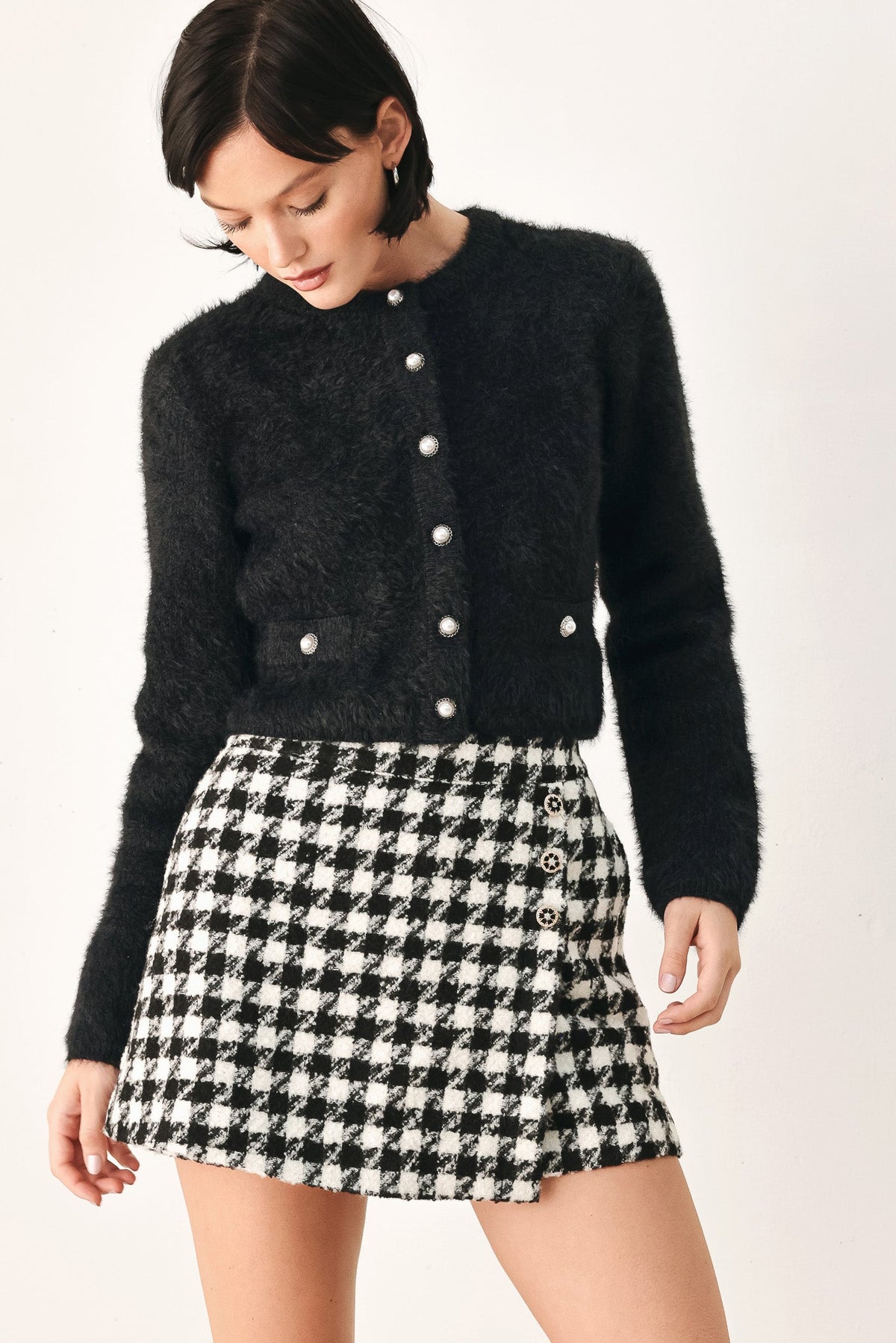 POLISHED MOMENTS CROPPED CARDIGAN