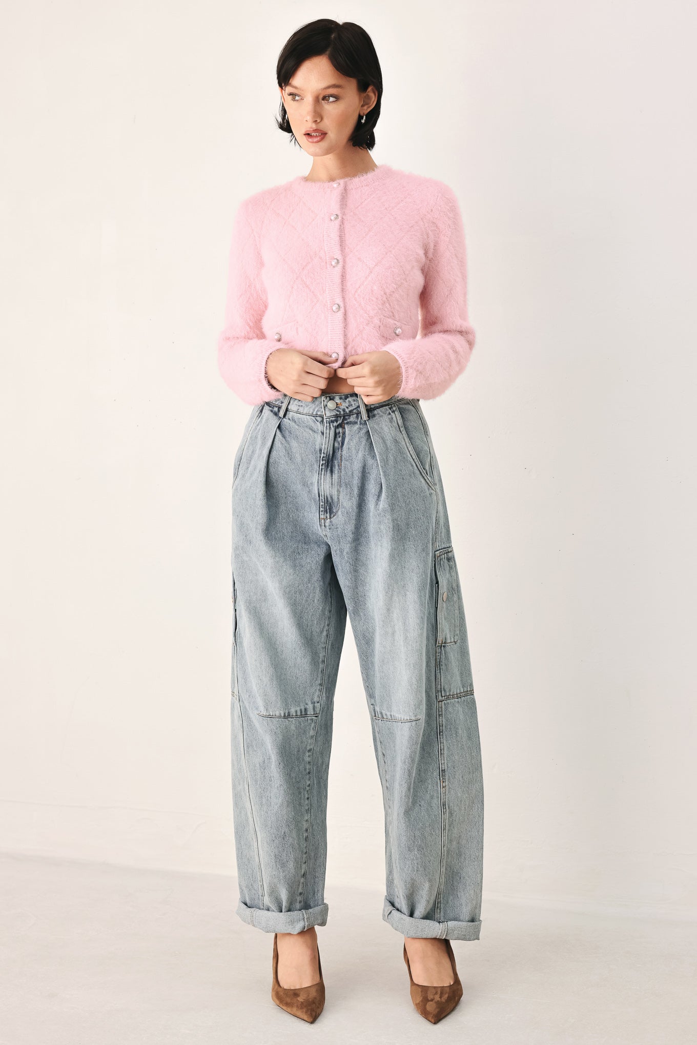 POLISHED MOMENTS CROPPED CARDIGAN