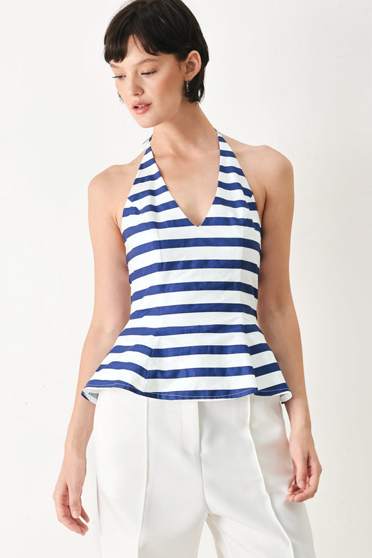 NAUTICAL NIGHTS WOVEN TOP