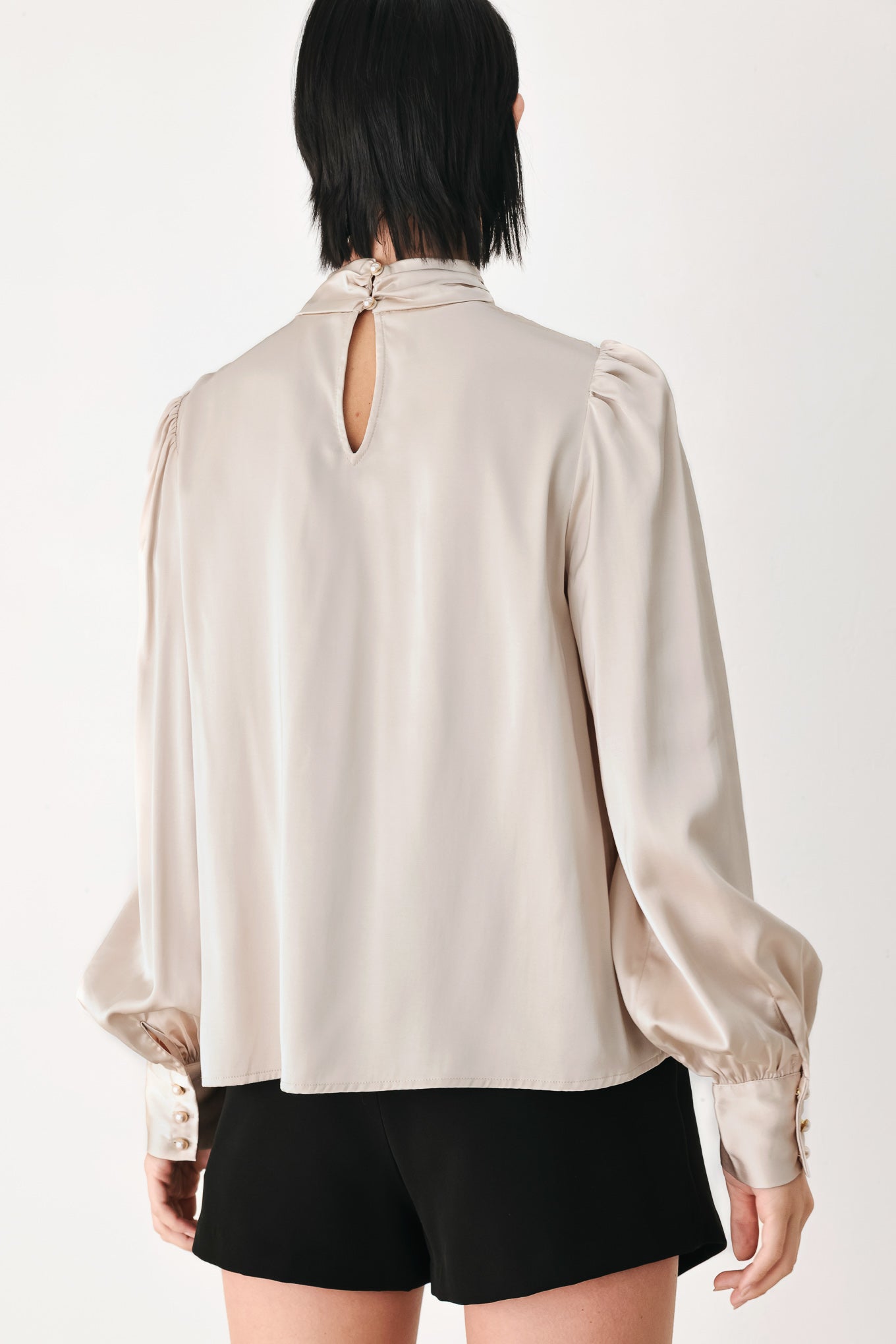 GOLDEN HOUR HIGH NECK BLOUSE