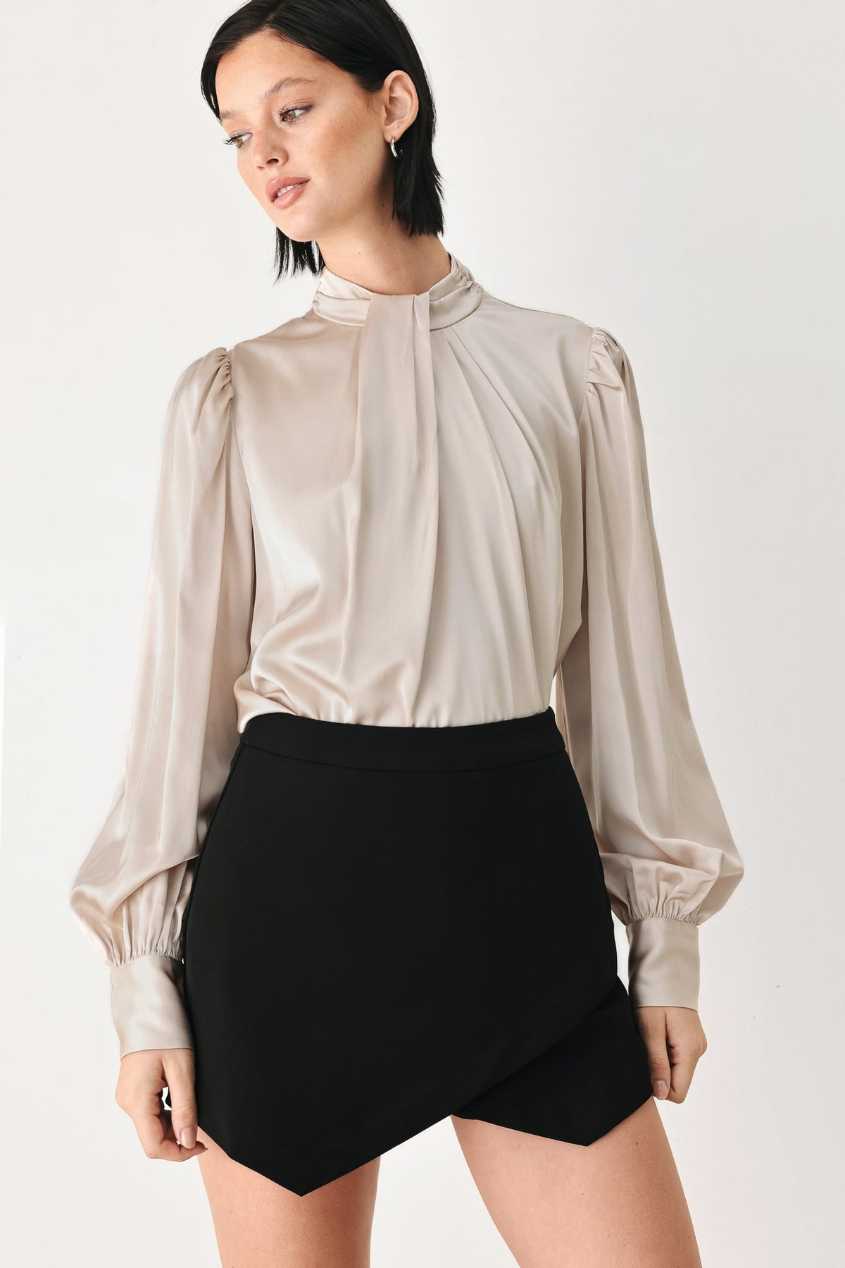 GOLDEN HOUR HIGH NECK BLOUSE