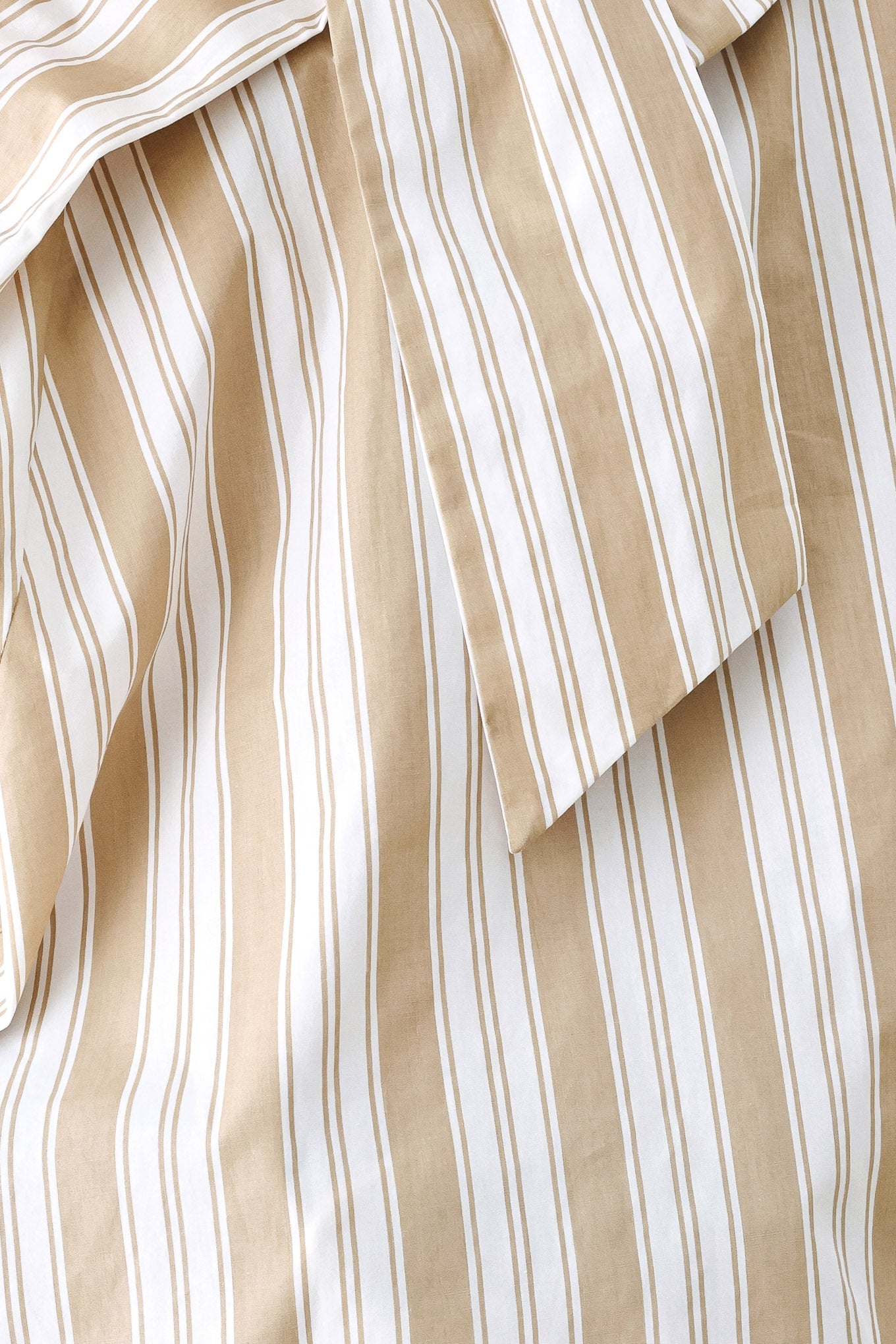 CHAMPAGNE STRIPE MUSE WOVEN TOP