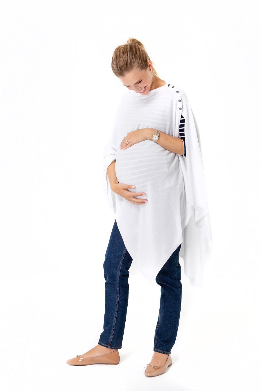 4 in 1 Multipurpose Knitwear as Maternity/Nursing Shawl