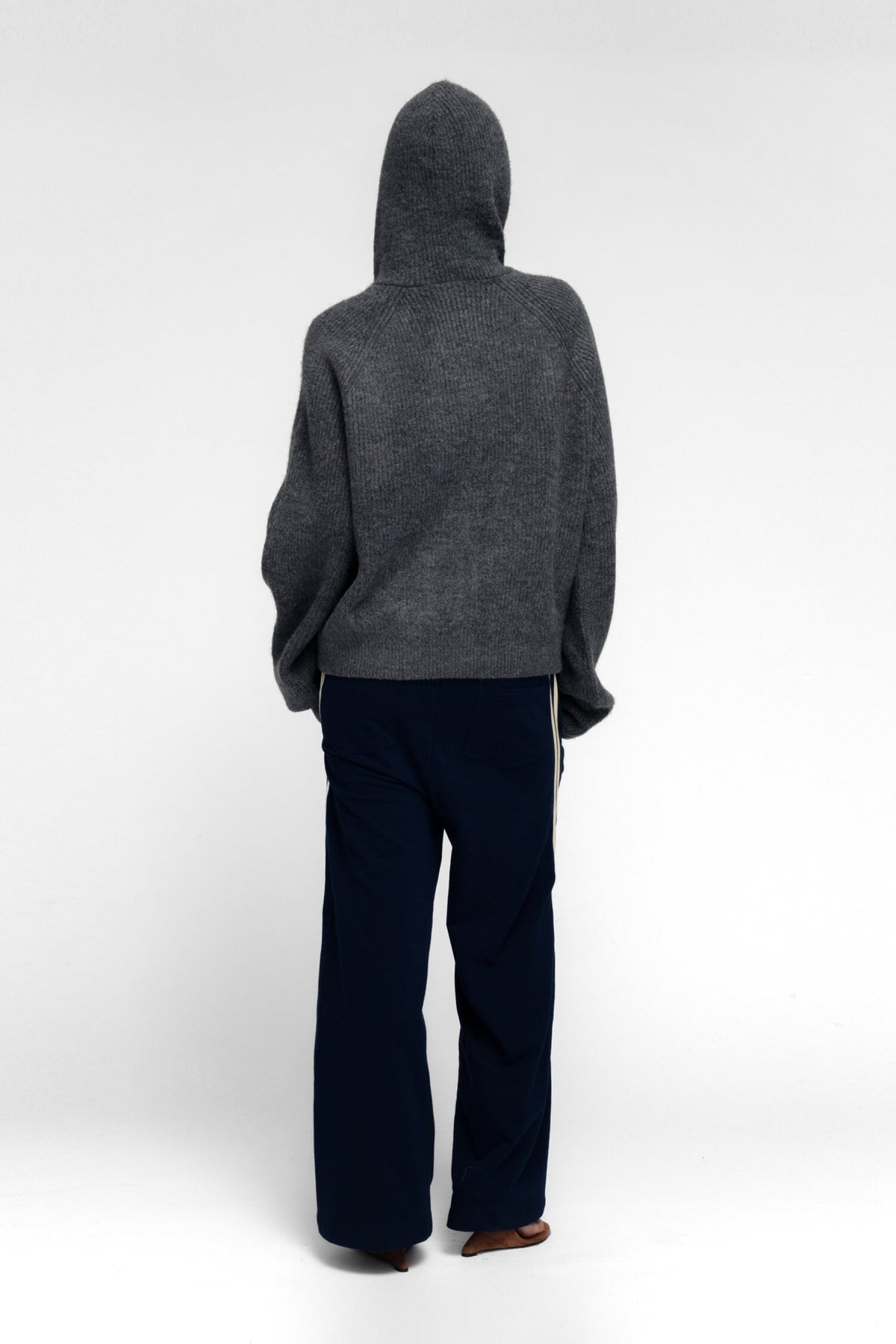 RAEL CARDIGAN IN HEATHER GRAY