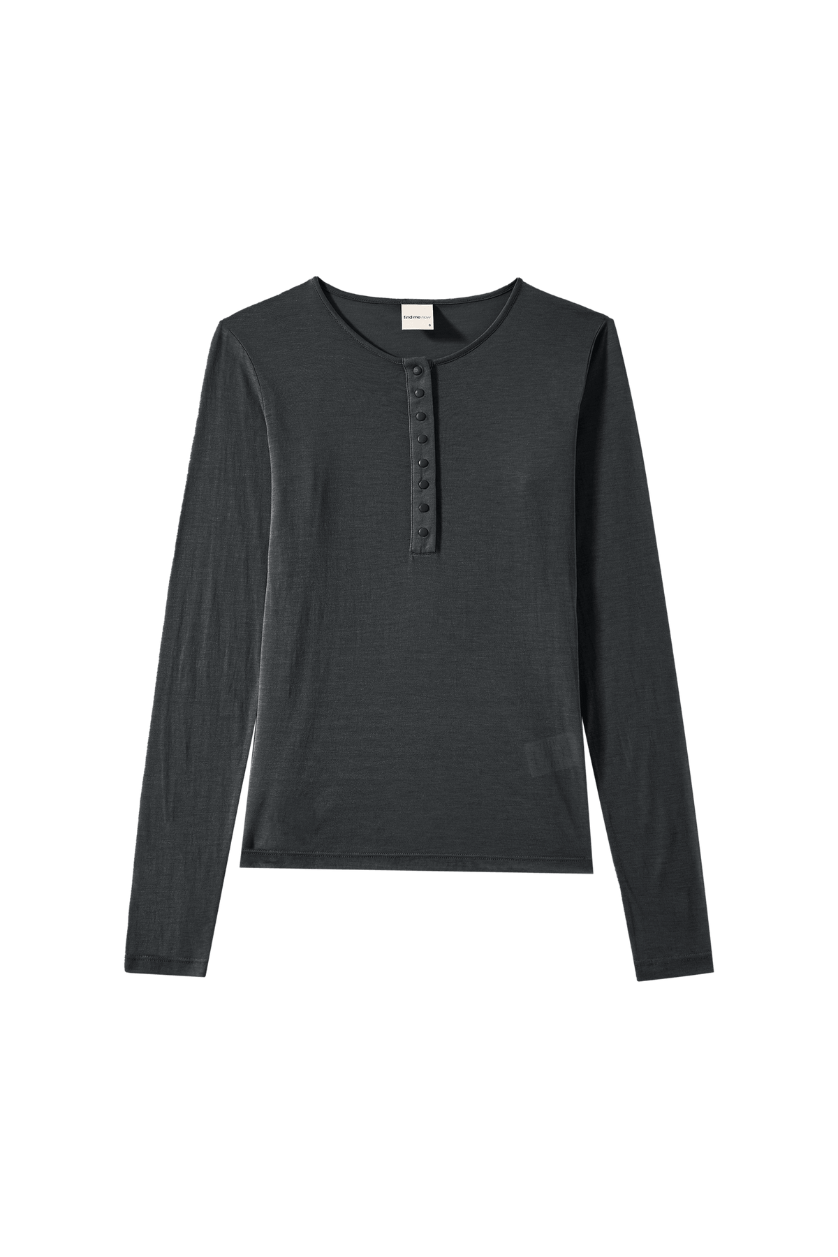HARAM TOP IN CHARCOAL