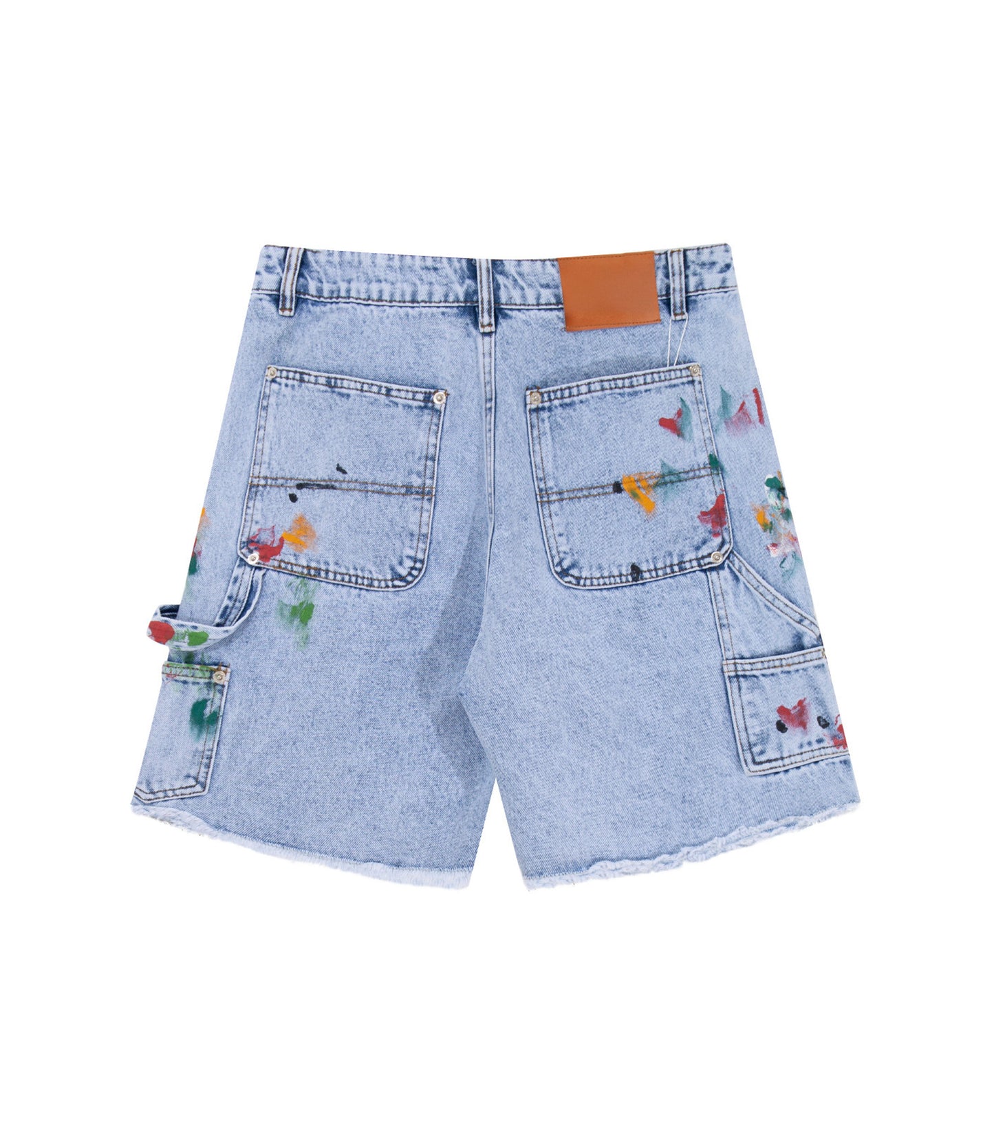 AZUL SPLIT PAINTERS SHORTS