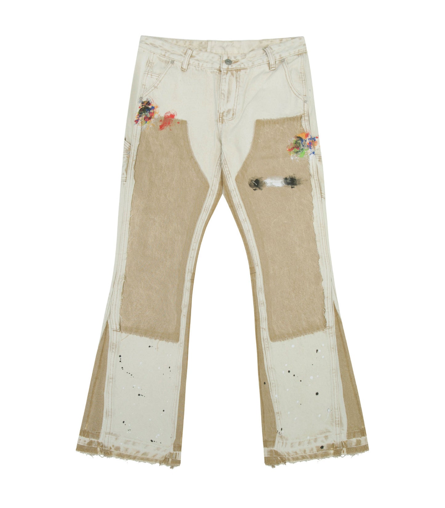 SAND SPLIT PAINTERS DENIM