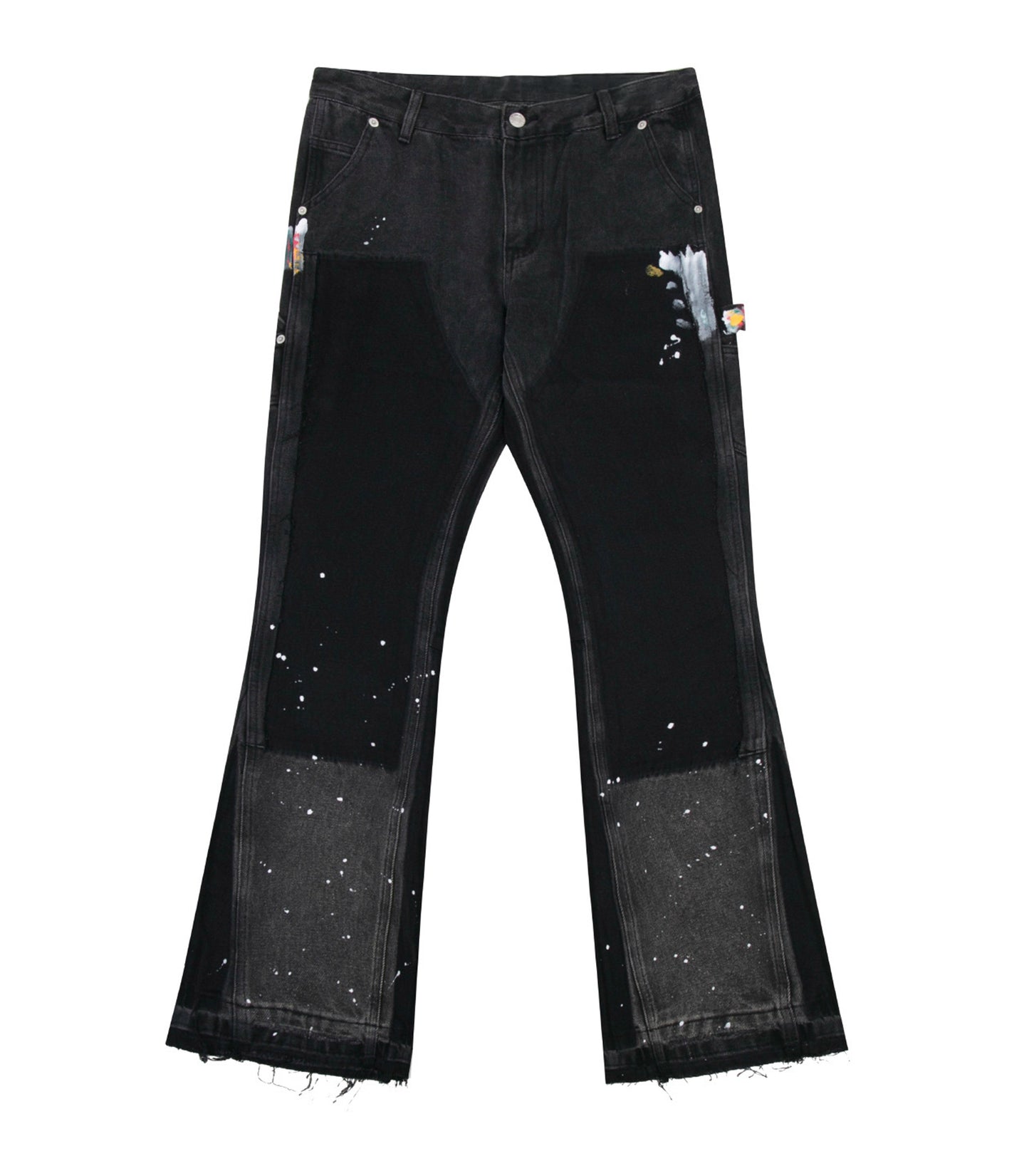 NOIR SPLIT PAINTERS DENIM