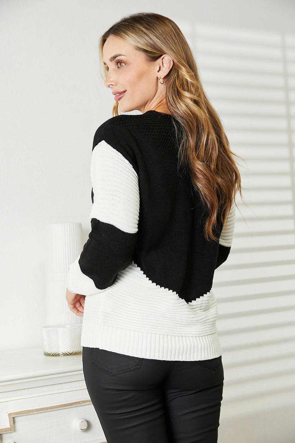 Sweater - Openwork Knit - Feminine Chic