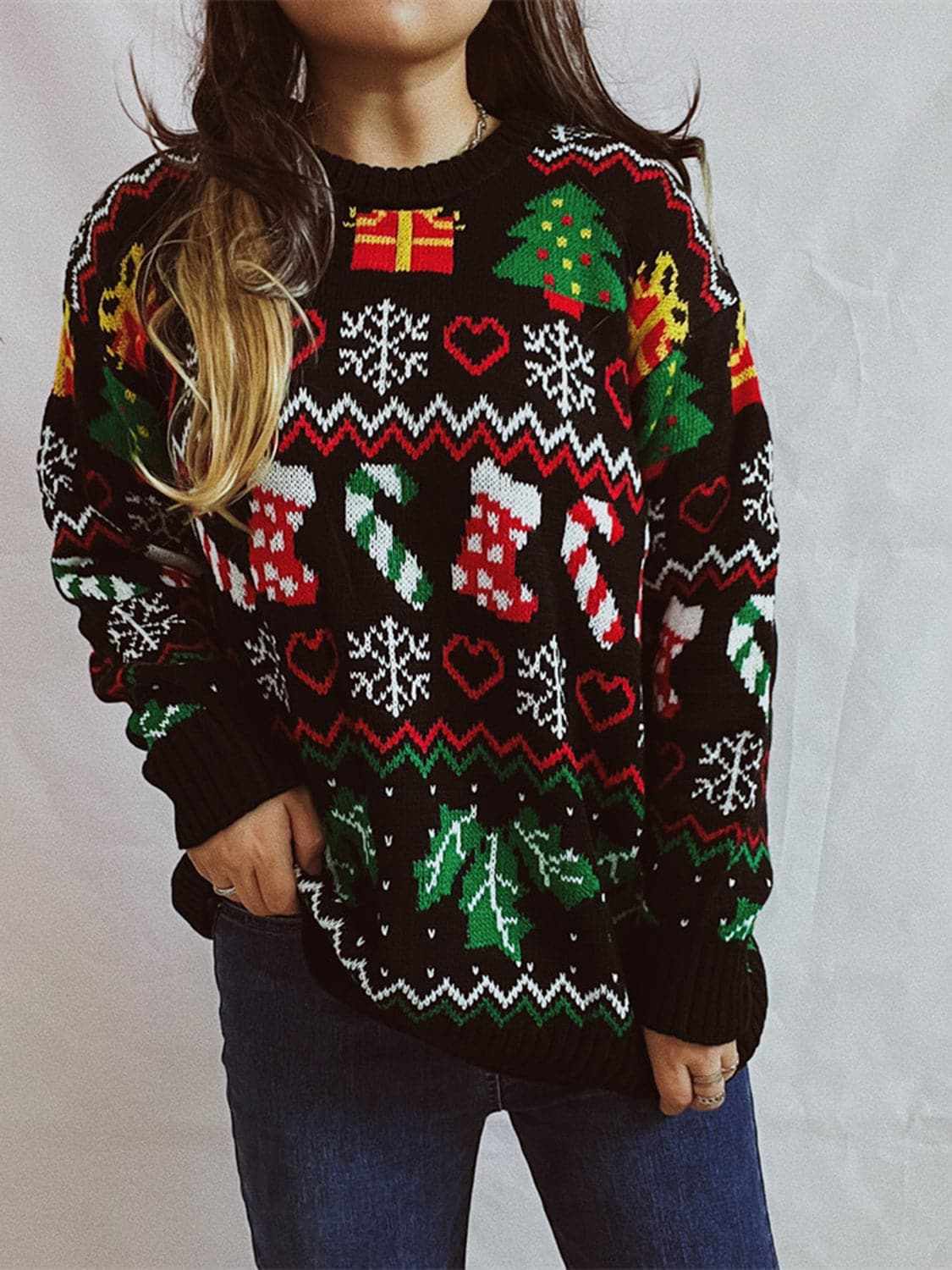 Trendsi Festive Holiday Sweater - Cozy Fit