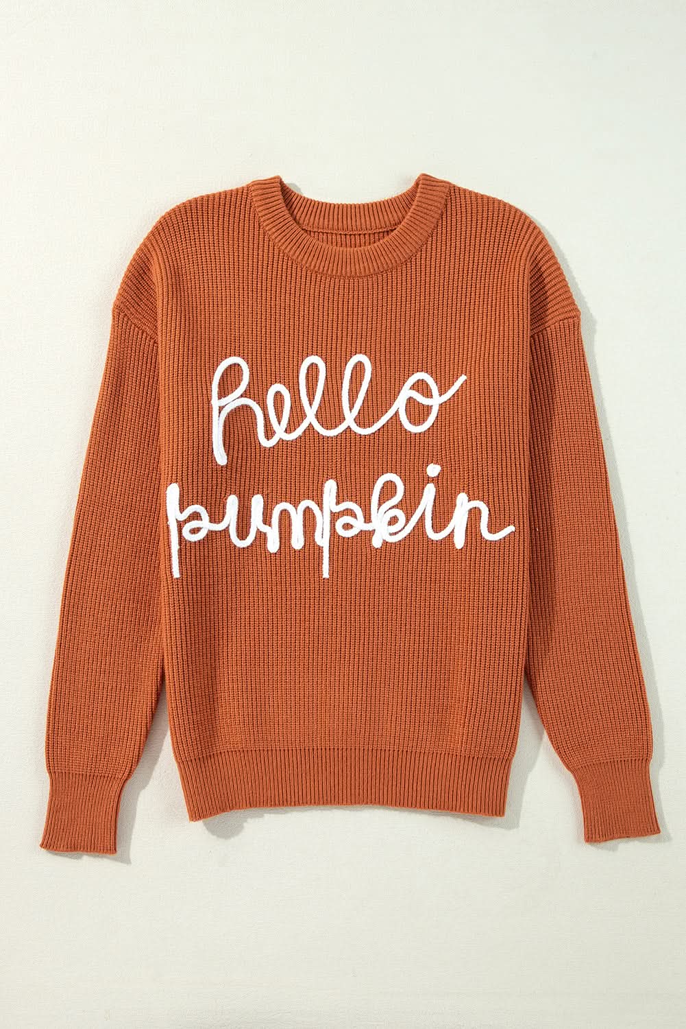 Love Salve Pumpkin Sweater Women's Fall Graphic Daily Wear Top - Soft, Casual