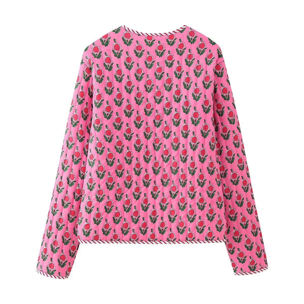 Floral Print Quilted Jacket HUDSON New Collection FASHION BYMANYC ® New York