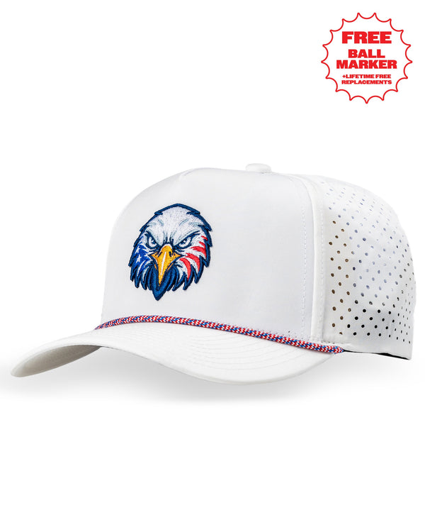 Perforated Rope Hat - Independence Eagle