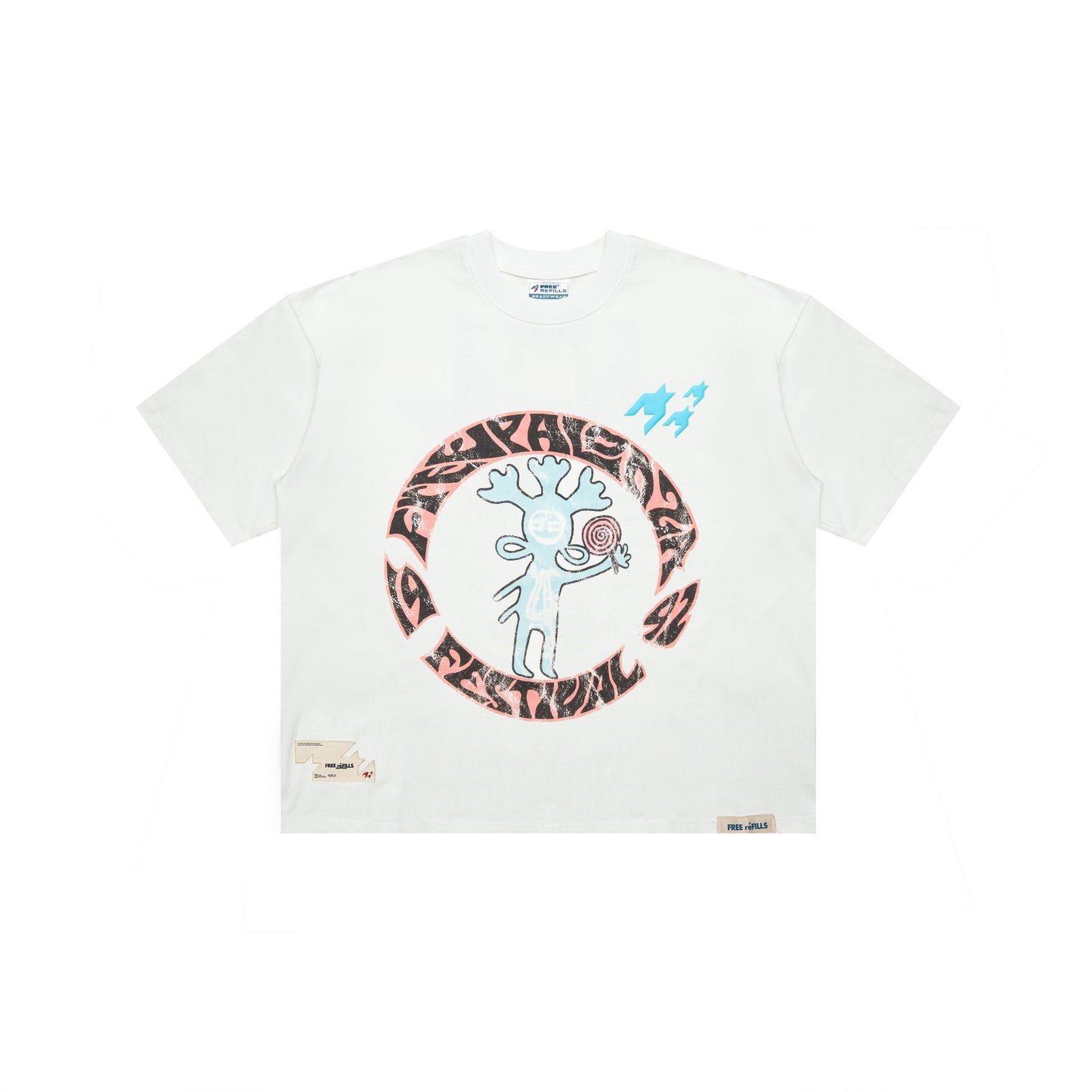 Freepalooza Tee - Cream