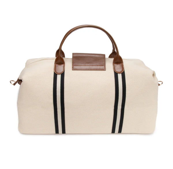 Brouk Original Duffle Bag Off White With Black