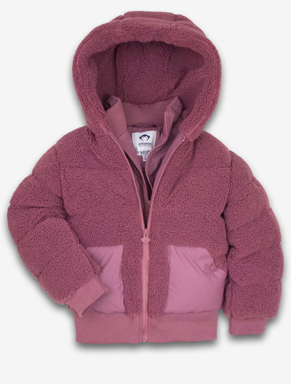 Appaman - Teddy Puffer Coat, Vintage Mauve