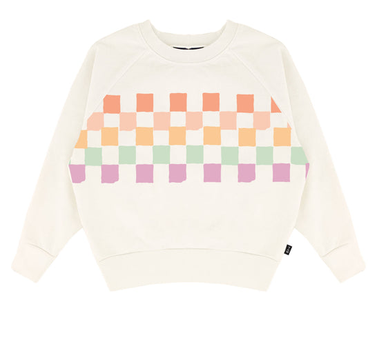 Tiny Whales - Check It Boxy Sweatsuit
