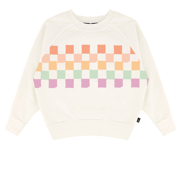Tiny Whales - Check It Boxy Sweatsuit