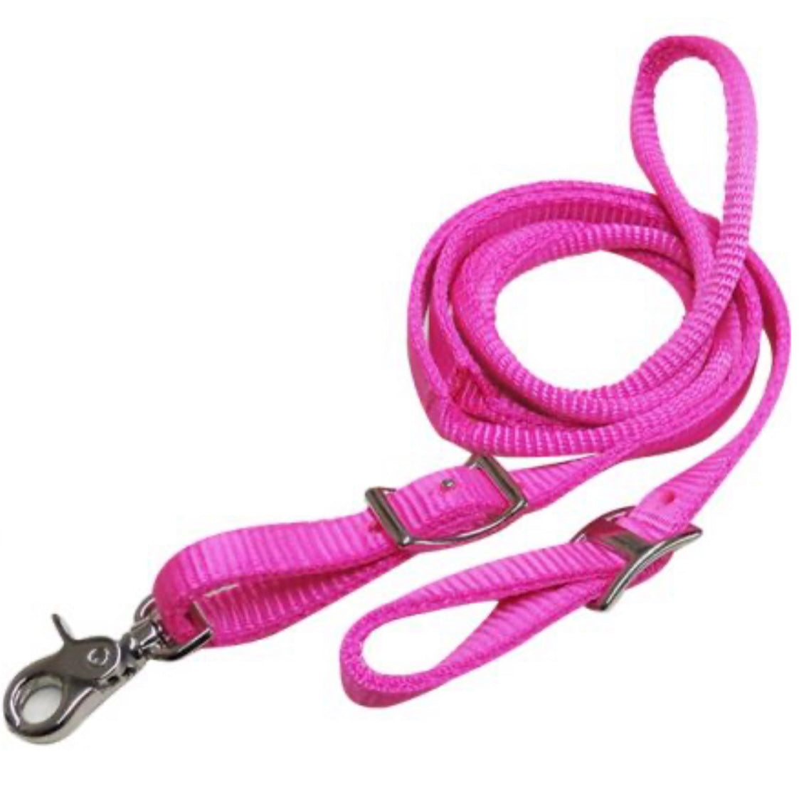 Nylon Pony Pink Reins