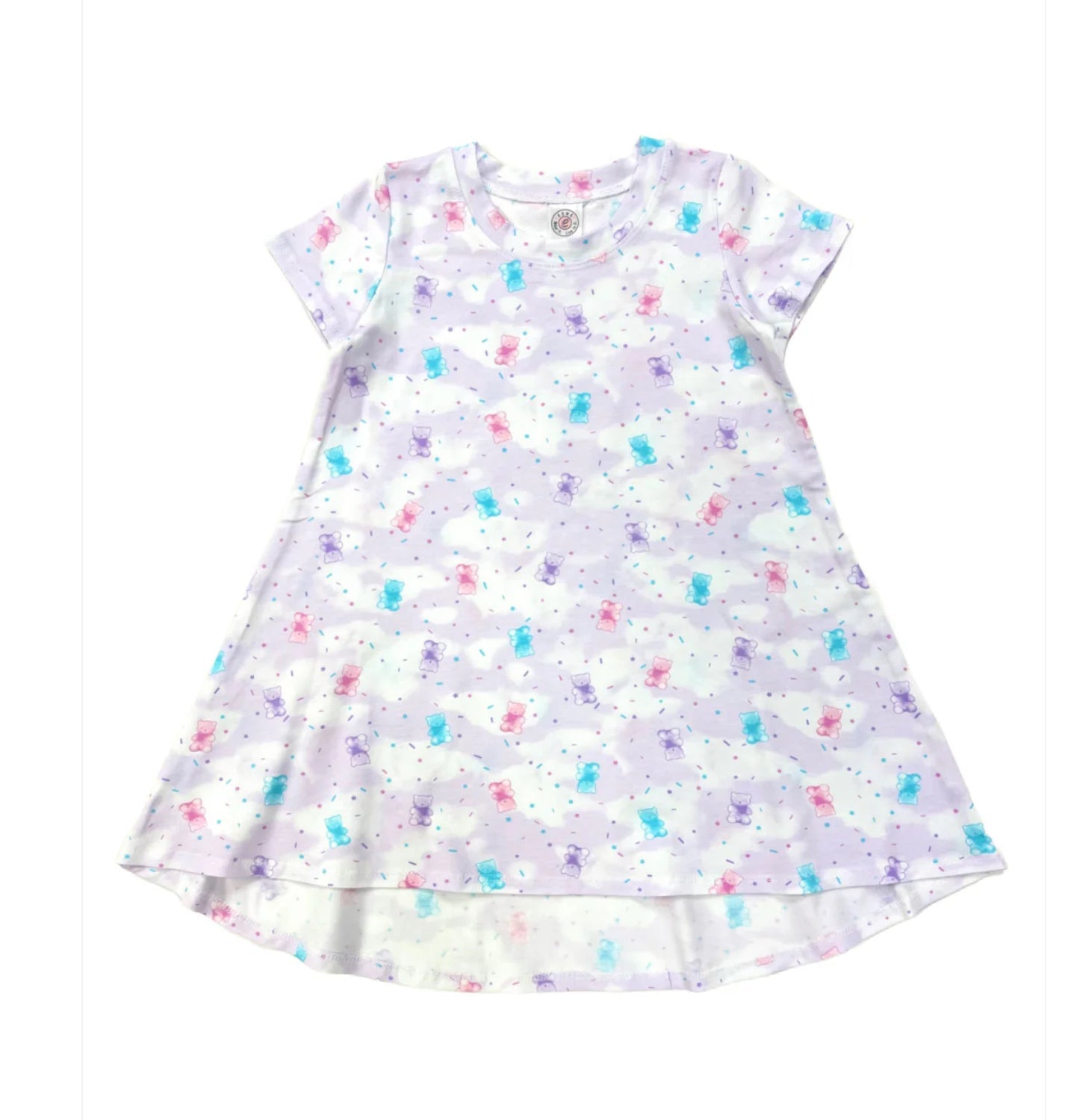 Esme - Girls Short Sleeve High Low Dress