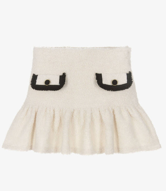 Patachou - Girl Skirt with Black Detailing Woven