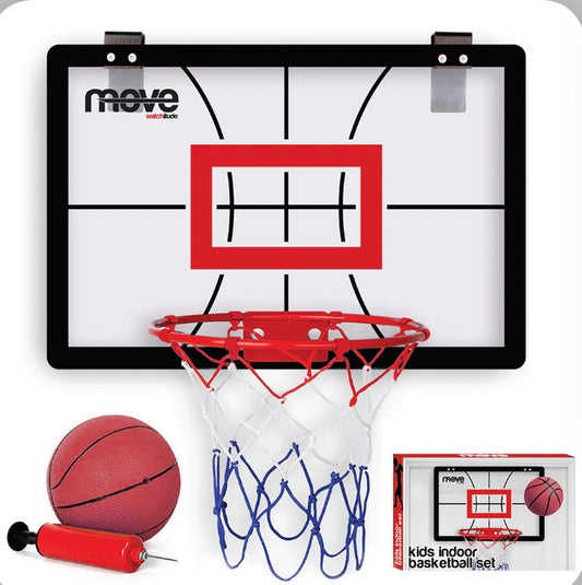 Watchitude - Kids Indoor Basketball Hoop Set