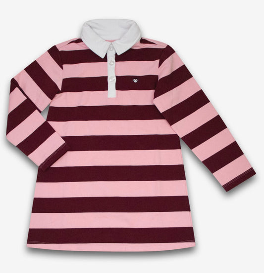 Appaman - Quinn Oversized Dress, Pink Stripes