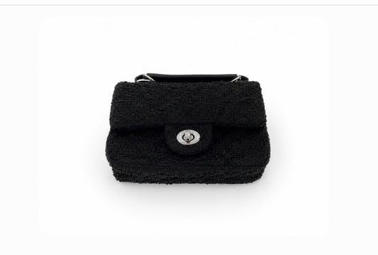 Ce Ce Co- Black Tweed Crossbody Bag