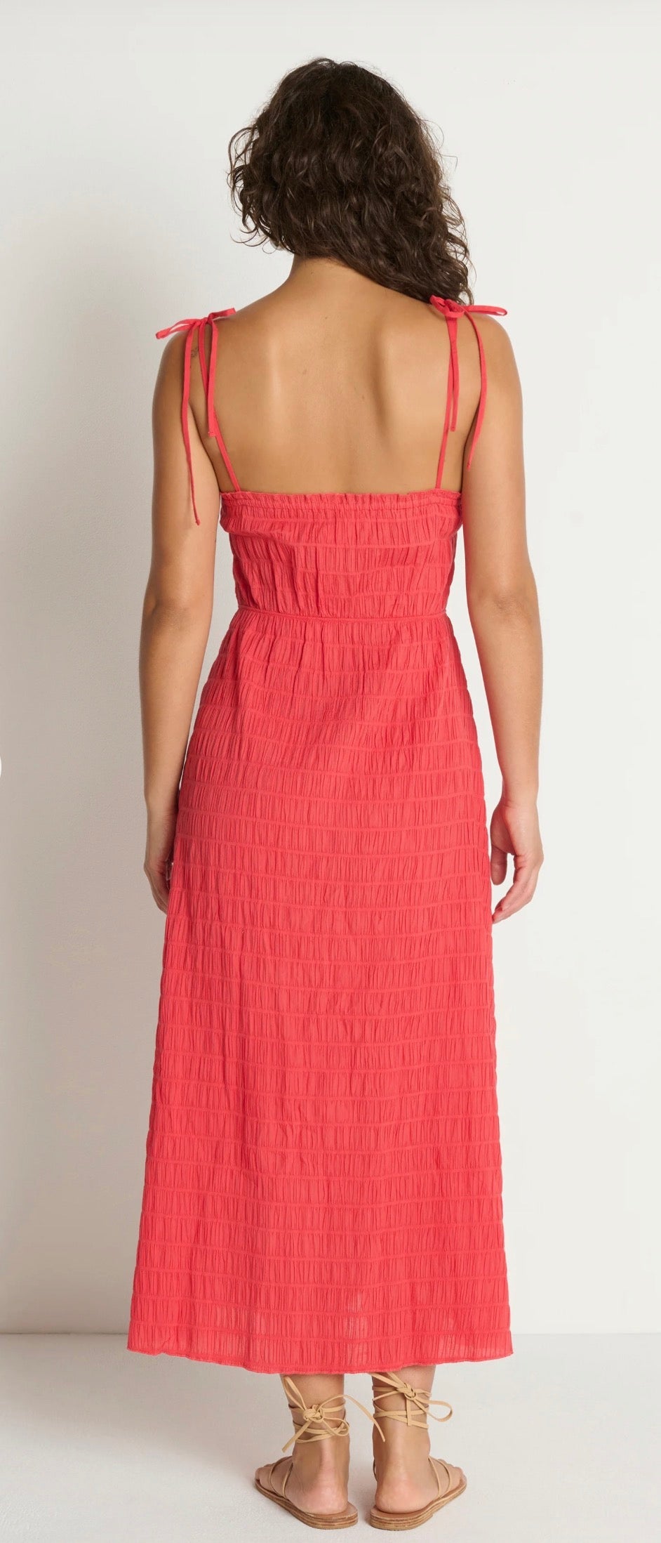 Nation Madeline Tie Midi Dress