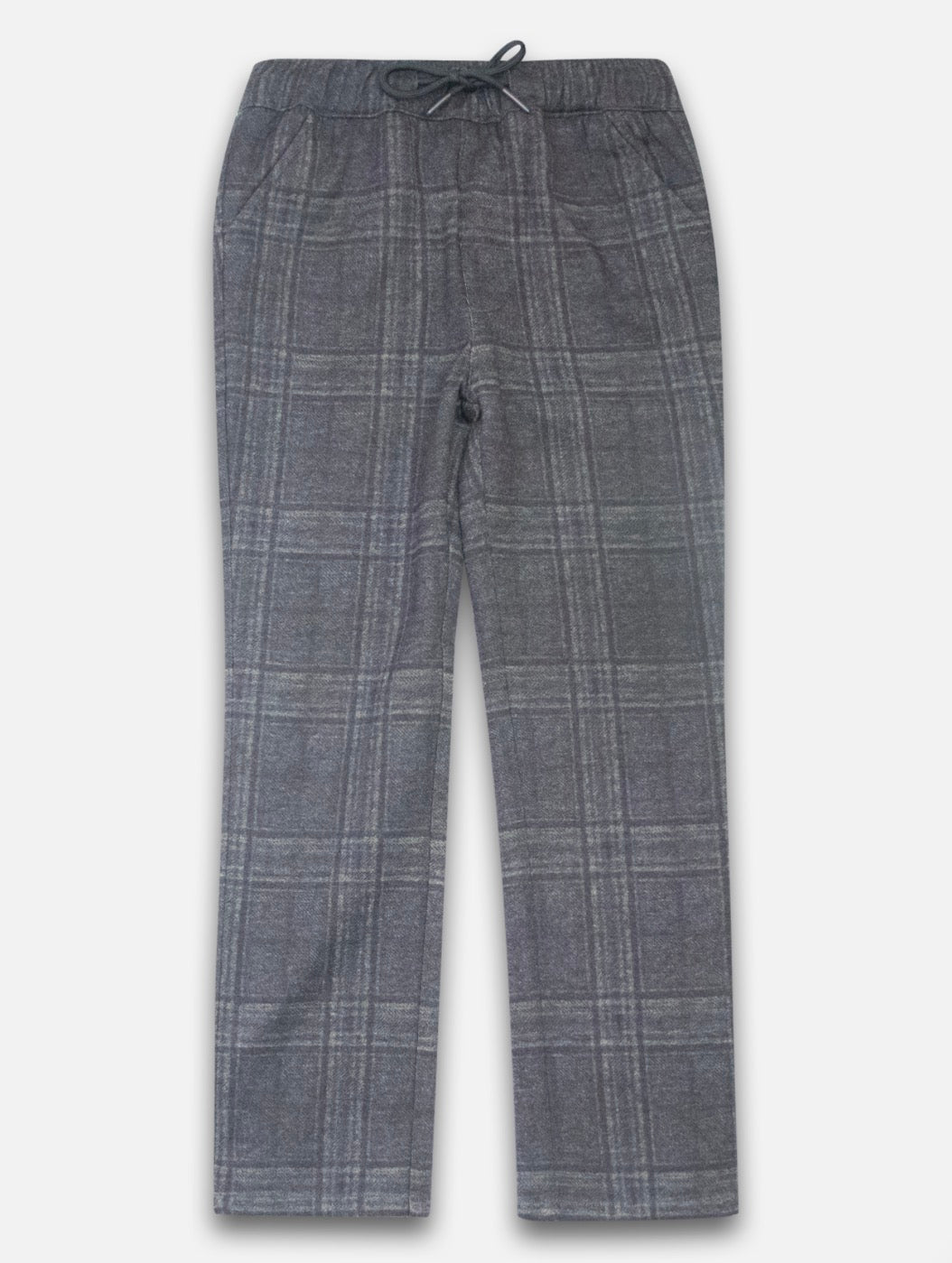 Appaman - Everyday Stretch Pants, Slate Heather Plaid