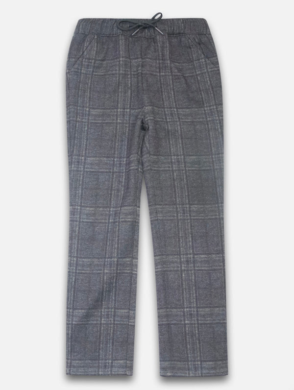 Appaman - Everyday Stretch Pants, Slate Heather Plaid