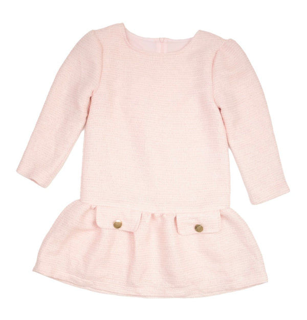 Appaman - Long Sleeve Drop Waist Dress, Pink