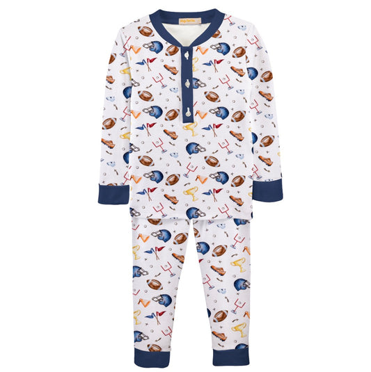 Baby Club Chic - Game Day Long Sleeve Printed Pajama Set