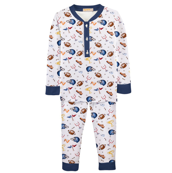 Baby Club Chic - Game Day Long Sleeve Printed Pajama Set